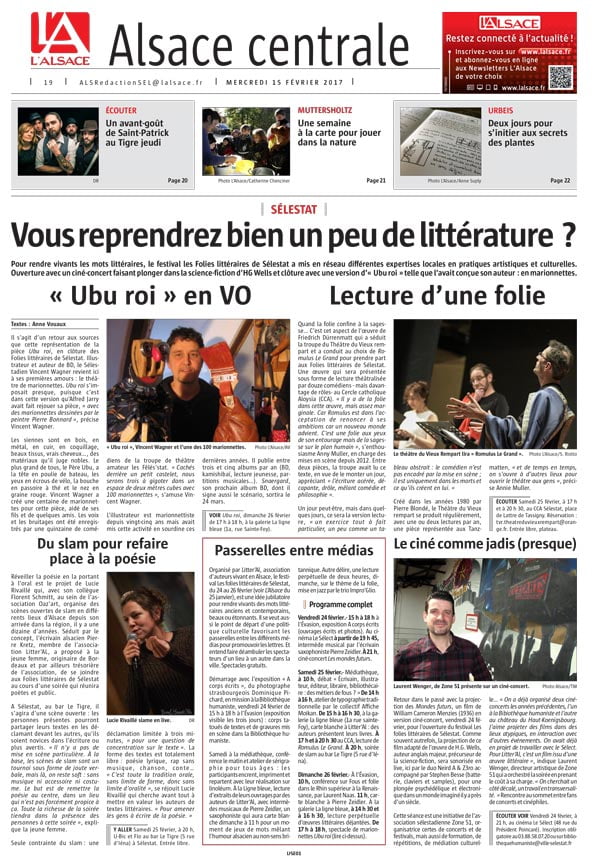 Le Colonel Oiseau - article l'Alsace